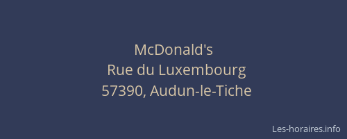 McDonald's