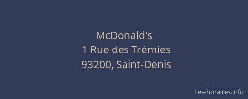 McDonald's