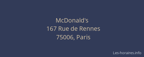 McDonald's