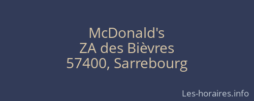 McDonald's