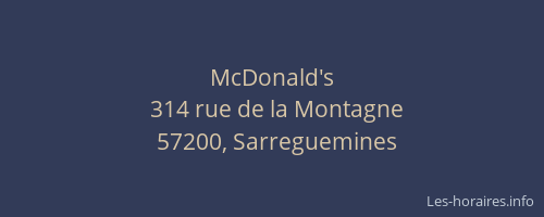 McDonald's