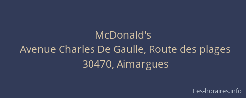 McDonald's