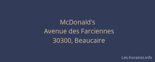 McDonald's