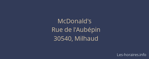 McDonald's