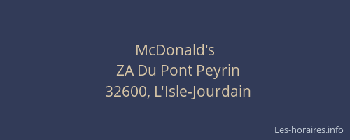 McDonald's