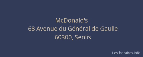 McDonald's
