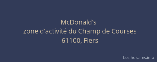 McDonald's