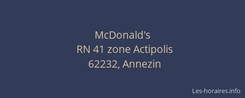 McDonald's