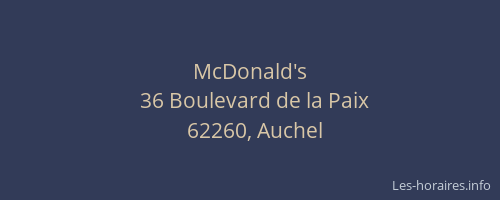 McDonald's