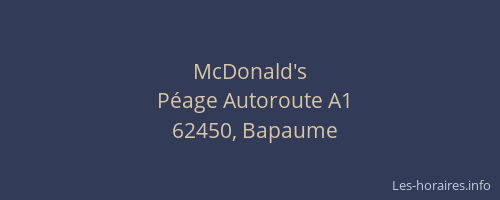 McDonald's