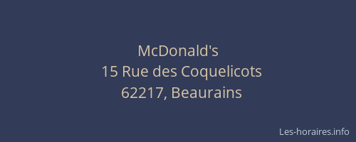 McDonald's