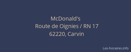 McDonald's