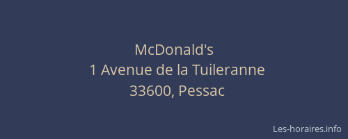 McDonald's