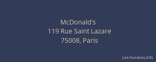 McDonald's