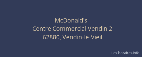 McDonald's