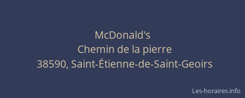 McDonald's