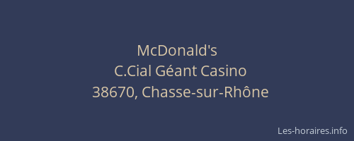 McDonald's