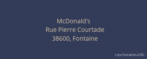 McDonald's