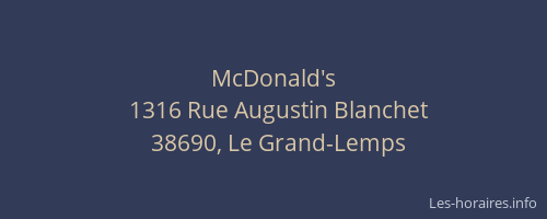 McDonald's