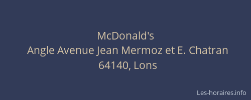 McDonald's