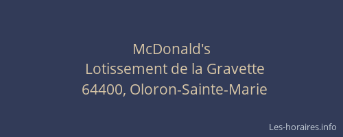 McDonald's