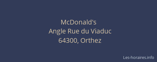 McDonald's