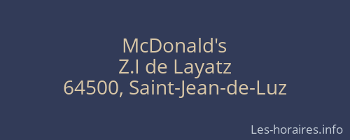 McDonald's