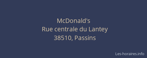 McDonald's