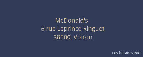 McDonald's