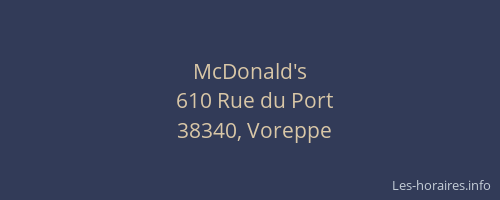 McDonald's