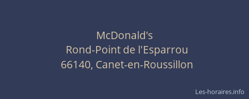 McDonald's