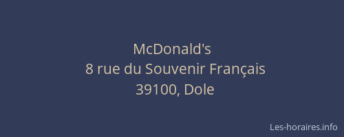 McDonald's