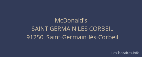 McDonald's