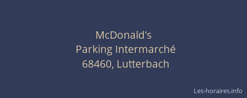 McDonald's