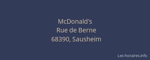 McDonald's