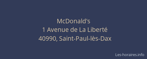 McDonald's