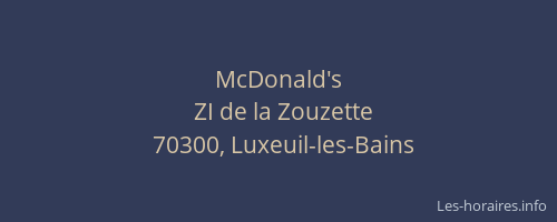 McDonald's