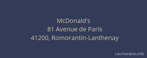 McDonald's