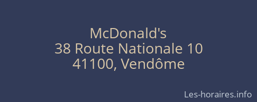 McDonald's