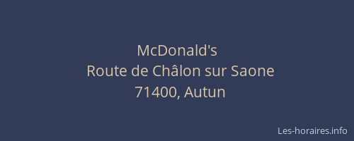 McDonald's