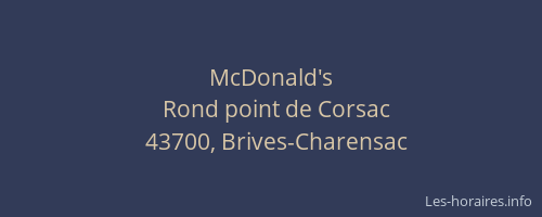 McDonald's