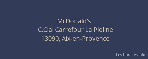McDonald's