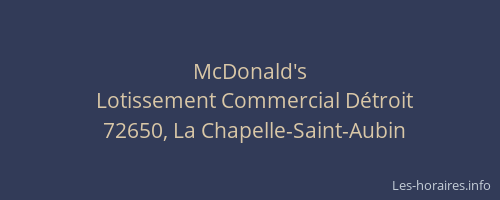 McDonald's
