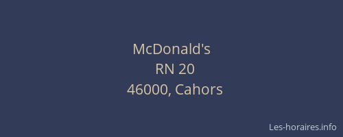 McDonald's