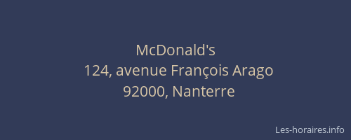 McDonald's