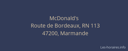 McDonald's