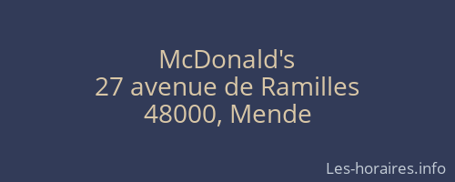 McDonald's