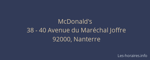 McDonald's