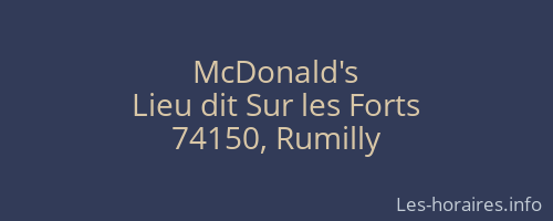 McDonald's