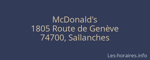 McDonald's